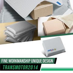 100 Pieces Padded Bubble Mailer Envelope White With Color Logo