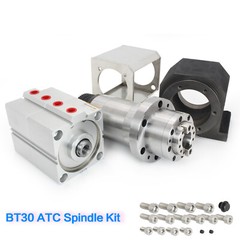 〖US〗BT30 Unpowered ATC Spindle 5 Bearing 6000rpm Air Pneumatic Boosting Cylinder