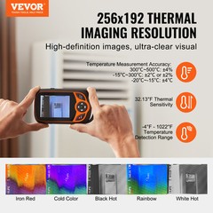 VEVOR Thermal Imaging Camera 256×192 IR Resolution Pocket Thermal Imager & WiFi