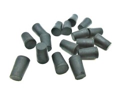 #000 Solid Rubber Stoppers Lab Tapered Plugs Rubber Corks Various Pack Sizes