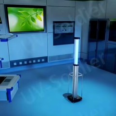 Mobile ultraviolet disinfection steriliser automatic telescopic