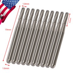 Dental Midwest FG #557 Clinic Length Cross Cut Carbide Burs 100pcs/10 Packs