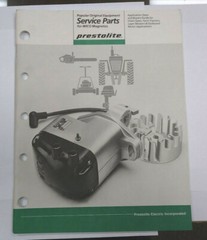 Prestolite Wico magneto service parts reference catalog/manual