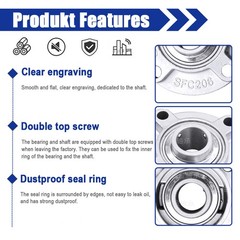 SUCFC 202 TO SUCFC 214 PILLOW BLOCK HOUSED BEARING UNIT **CHOOSE SIZE**