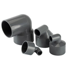 PVC 90° Elbow Reducing Pipe Fitting Reducer Socket Coupling I.D. 20mm to 110mm