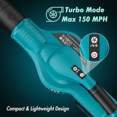 Leaf Blower Cordless – 21V Powerful Electric Leaf Blower with 2 Batteries and…