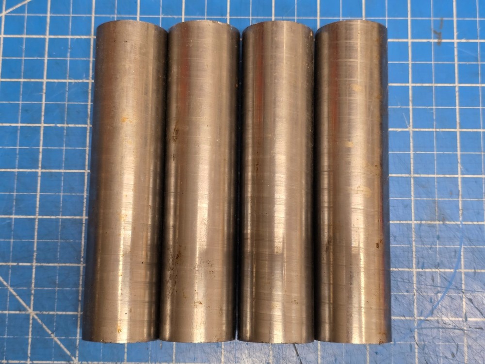 416 Stainless Steel Round Bar 1.5″ Diameter 6.25″ Lengths (4) Bars 416SS