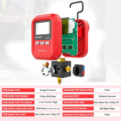 Digital Single Manifold Gauge, HVAC Refrigerants Digital AC Gauges Pressure Gaug