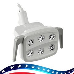 9W Dental 6 LED Lamp Oral Light Ra90 Lamp For Unit Chair