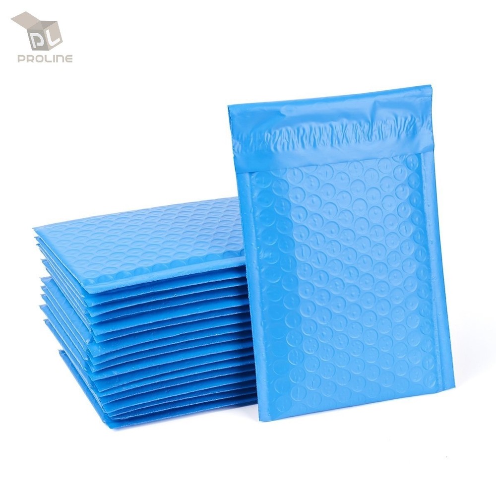 1000 #0 Blue Poly Bubble Padded Envelopes Self-Sealing Mailers 6X10 (Inner 6×9)