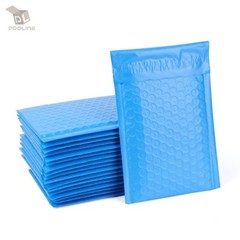 50 Blue Poly Bubble Padded Envelopes Self-Sealing Mailers 4X8 (Inner 4×7)