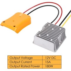 40A 480W DC 18V to 12V Step Down Voltage Converter For Dewalt Battery Regulator