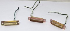 (Lot of 4) D-Sub 25 Pin Male Connector for Harris Macom GE Mastr III