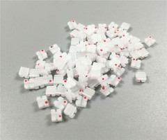 100Pcs Dental Orthodontic Ceramic/Metal Bracket In Bulk Mini Roth 022 345 Hooks
