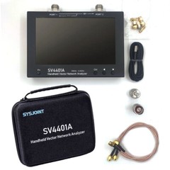 SV4401A 50KHz-4.4GHz VNA Vector Network Analyzer 100DB Dynamic 7 Inch Touch LCD