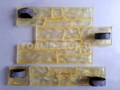 Set of Polyurethane Mat Stamps GRANITE CHIP | Stone Concrete Cement Texture