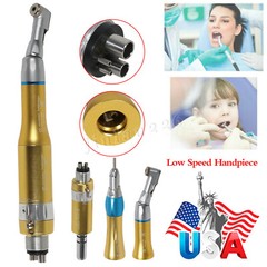 Dental low slow speed straight handpiece/ contra angle/ air motor fit NSK E-type