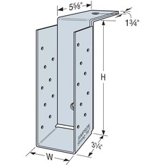 Simpson Strong-Tie 3-9/16 x 11-1/4 MASONRY HANGER LEFT MBHAL3.56/11.25