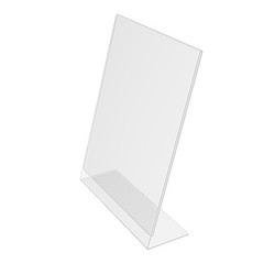 FixtureDisplays® 1PK 8.5 x 11″ Clear Acrylic Sign Holder with 8.5×11″,
