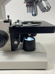 OMAX 40X-2000X M82E LED Binocular Compound Science Lab Microscope Tested Works