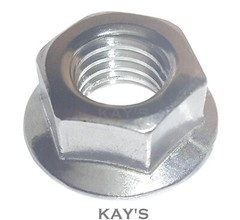 STAINLESS STEEL NUTS FULL FLANGED NYLOC A2-70 M2 M2.5 M3 M4 M5 M6 M8 M10 M12 M16