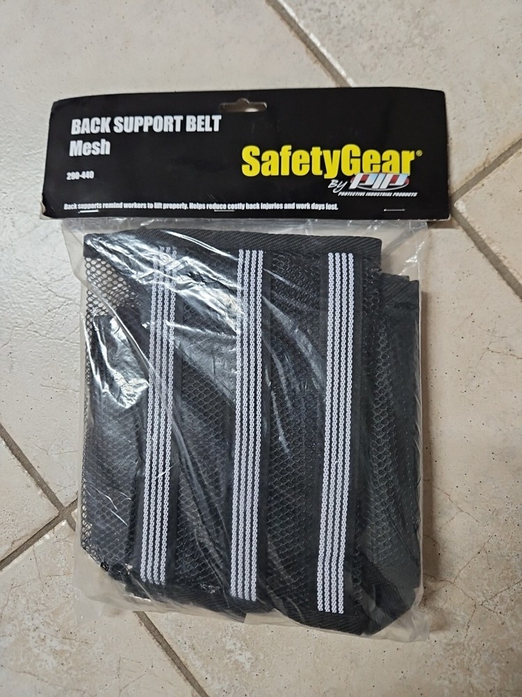 Mesh Back Support Belt 290-440L PIP Protective Industrial Products NEW Large (L)