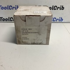 General Gasket CORP Style 1011 1/2” Graphited Synthetic Packing 2lb/box AA-710