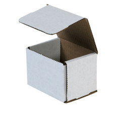 1-400 CHOOSE QUANTITY 4x3x2 Corrugated White Mailers Packing Boxes 4″ x 3″ x 2″