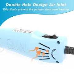 Heat Gun for Crafting, Mini Hot Air Gun Tool for Epoxy Resin, Shrunk Wrapping…