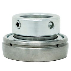SA208 Insert Bearing 40mm Bore, Spherical OD, Eccentric Lock Collar Lube Hole