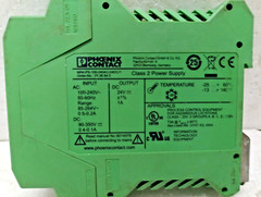 Phoenix Contact MINI-PS-100-240AC/24DC/1 Order No : 29 38 84 0, 2938840