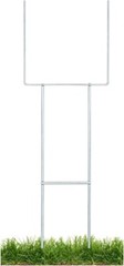 30″Heavy Duty Yard Stakes .25 Diameter Metal Frame Wire Step Stake for Yard Sign