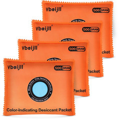 20G (30 Pack) Color Changing Silica Gel Packets, Food Safe & Non-Toxic Desiccant