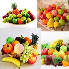 EKDJKK Artificial Fake Fruit, Realistic Banana, As Picture Show