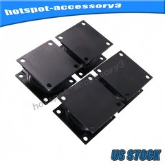 4PCS Vibratory Plate Compactor Rubber Isolator Shock Mount For Stanley Hydraulic