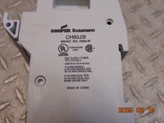 COOPER BUSSMANN CH60J31 60AMP 600VAC. MODULAR FUSE HOLDER CH60J3I
