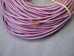 PURPLE 18 GAUGE 32 STRAND HOOK UP WIRE ABOUT 175 Ft OPEN BOX