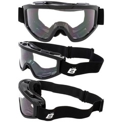 Birdz Eyewear Vulture 26-MX Adult Snowmobile, Snowboard, Ski Goggles, Black
