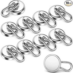 FINDMAG 150 LB Strong Magnets Heavy Duty with Hooks, Neodymium Magnetic Hooks