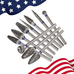10Pcs/Set Dental The Original Bur Diamond Tooth Drill Bit Set Assorted 2.35mm