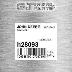 H28093 BRACKET fits JOHN DEERE (Surplus Open Box)