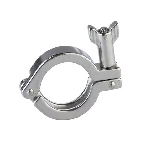 Vne 13Mhhm5.0 Clamp, Stainless Steel, Threaded, 5 In