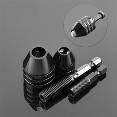 Mini ( 0.3mm to 3.6mm) Keyless Drill Chuck with 1/4″ Hex Shank Adapter – J016