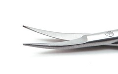 3 Pcs Micro Curved Eye Scissors Sharp/Sharp 4.5″ Castroviejo Surgery Ophthalmic