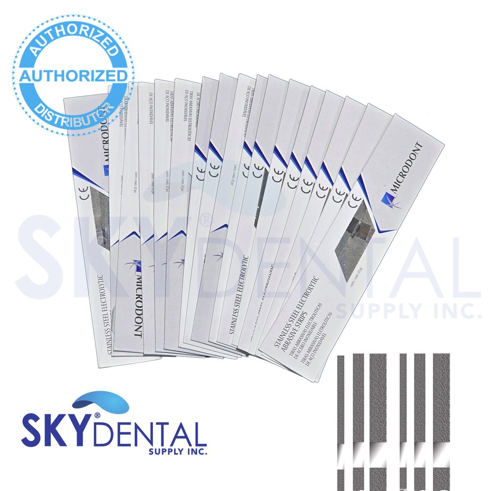 Dental Abrasive Strips Stainless Still top quality 12/pk
