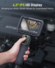 5.5mm Slim Probe Two-Way 210° Articulating Borescope Inspection Camera 32GB card