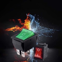 2 3 Position Rectangular Rocker Switch Latching On Off 2/3/4/6 Pin 250V 16A