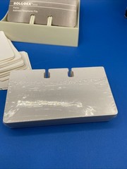 ROLODEX Petite vintage 1990s Address/Telephone File Model S-300 Putty extras box