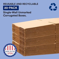Shipping Boxes 36″L x 5″W x 24″H 24 H 20 Pack Cardboard BOX USA Large Moving