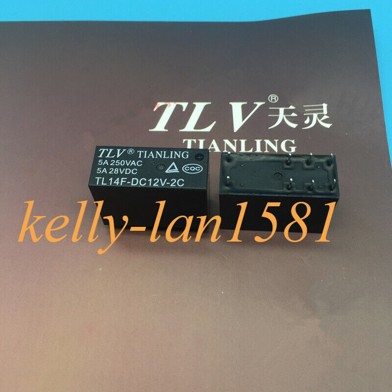10Pcs New Tianling Relay TL14F-DC24V-2C 8 Feet 5A250VAC TLV HK14FD